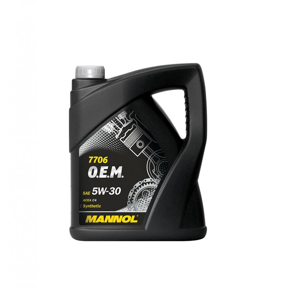 Моторное масло Mannol 7706 O.E.M. 5W30 | Канистра 5 л | 4045