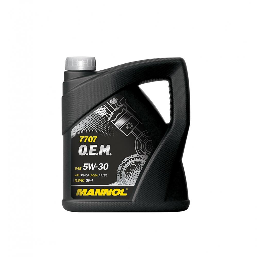 Моторное масло Mannol 7707 O.E.M. 5W30 | Канистра 4 л | 1095