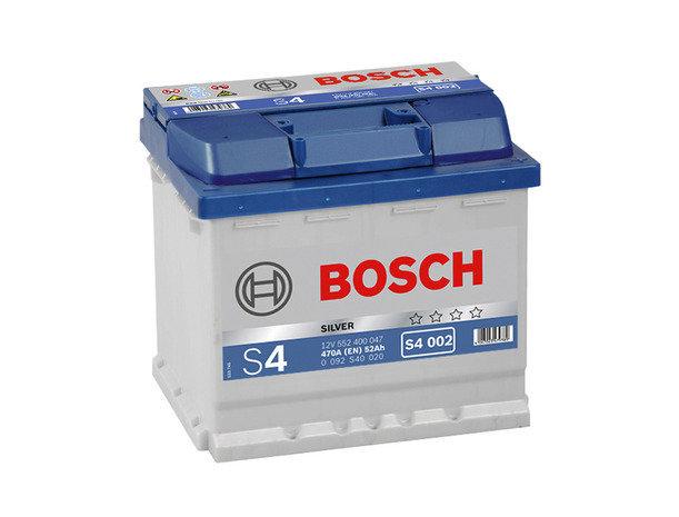  Аккумулятор Bosch S4 Silver 12 В 52 А/ч 470 А | - + | 0092S40020