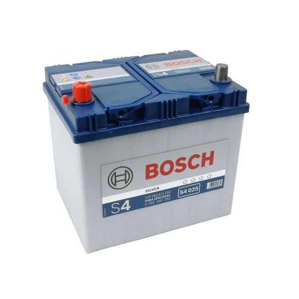 Аккумулятор Bosch S4 Silver 12 В 60 А/ч 540 А | + - | 0092S40250