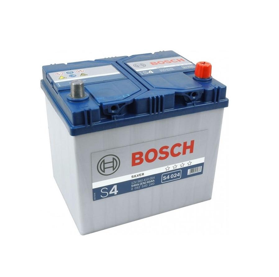 Аккумулятор Bosch S4 Silver 12 В 60 А/ч 540 А | - + | 0092S40240