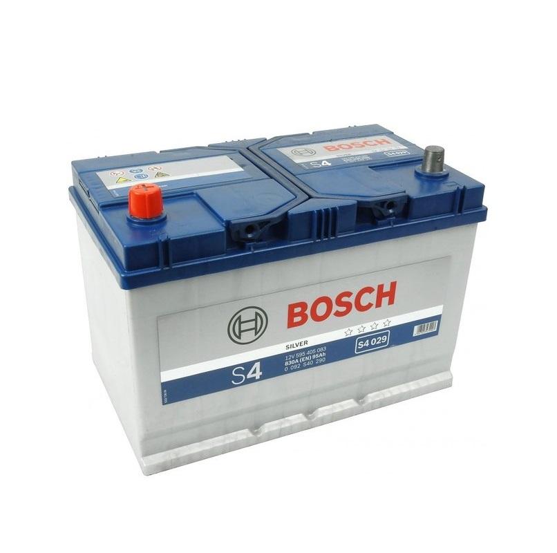 Аккумулятор Bosch S4 Silver 12 В 95 А/ч 830 А | + - | 0092S40290