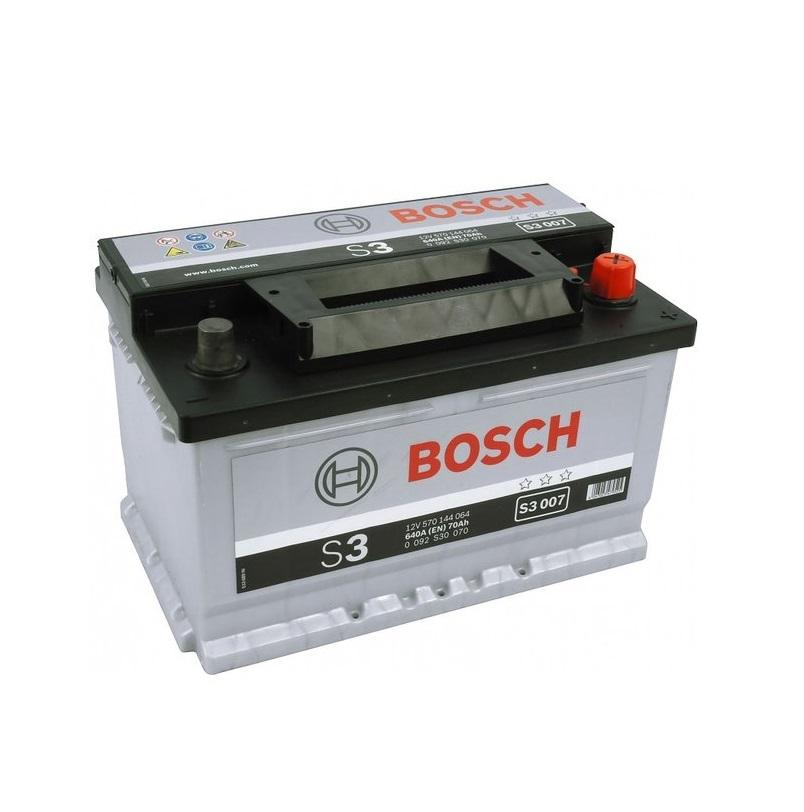 Аккумулятор Bosch S3 12 В 70 А/ч 640 А | - + | 0092S30070