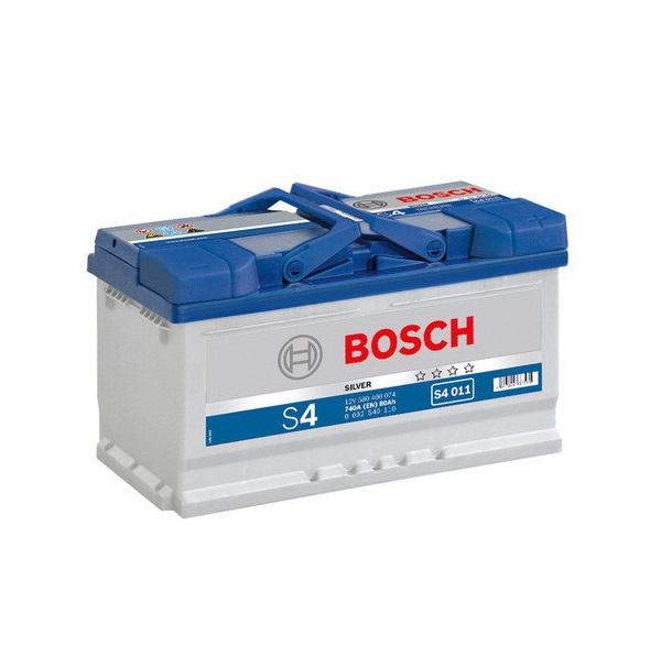 Аккумулятор Bosch S4 Silver 12 В 80 А/ч 740 А | - + | 0092S40100