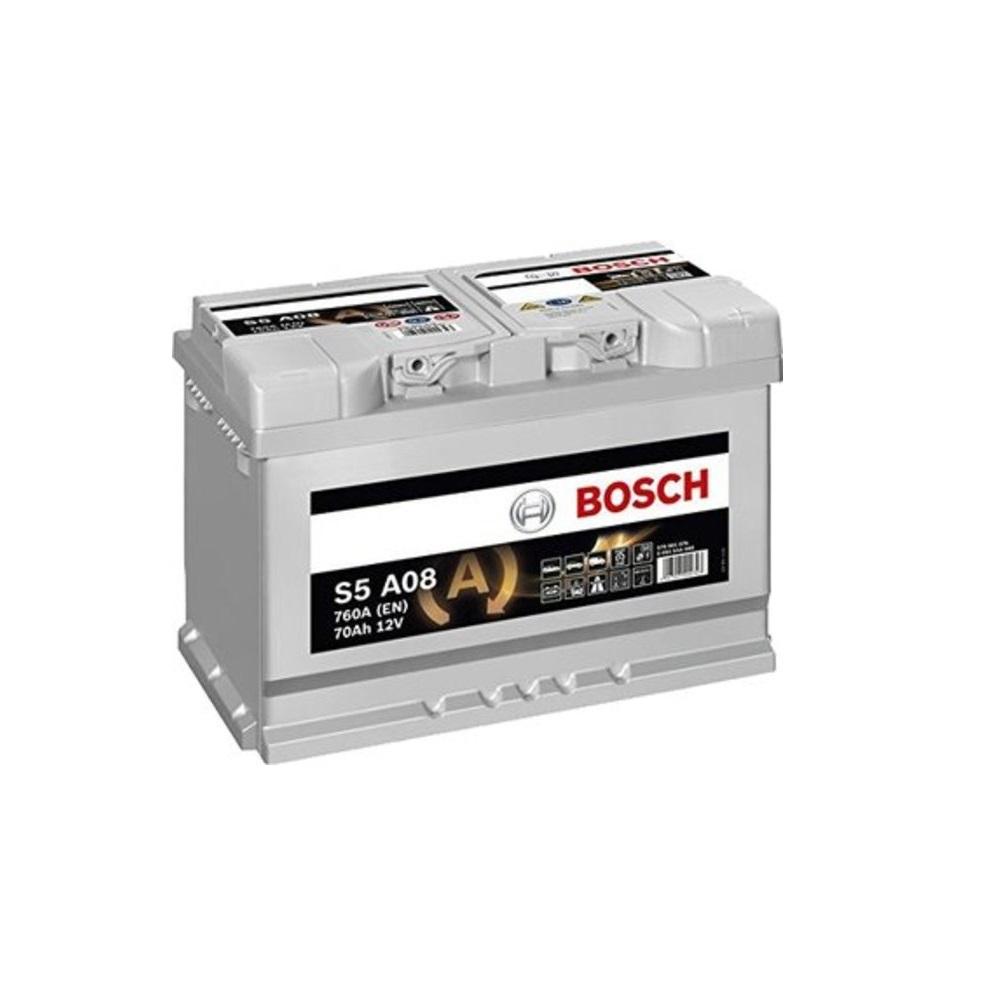 Аккумулятор Bosch S5 AGM 12 В 70 А/ч 760 А | - + | 0092S5A080