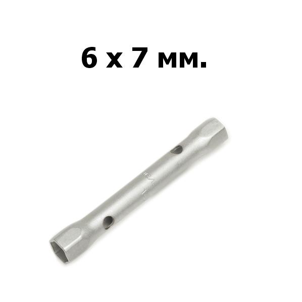 Ключ трубчатый штампованный 6х7 мм | Дело техники | 544076