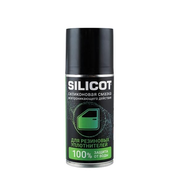 Cиликоновая смазка-спрей для резиновых уплотнителей Silicot | ВМПавто | 150 мл | 2706