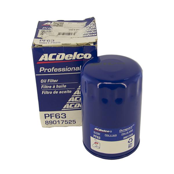 Фильтр масляный ACDelco PF63 | 89017525
