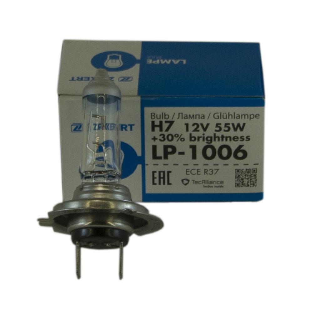 Лампа H7 12V 55W + 30% Яркости PX26D | Zekkert | LP1006