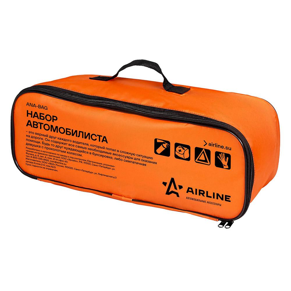 Сумка для набора автомобилиста с шелкографией (45х15х15 см), оранжевая AirLine ANA-BAG