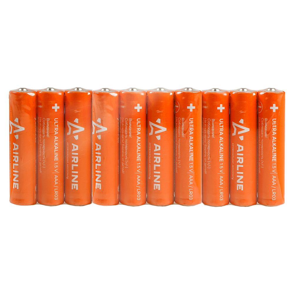 Батарейки LR03/AAA щелочные 10 шт. AirLIne AAA-10