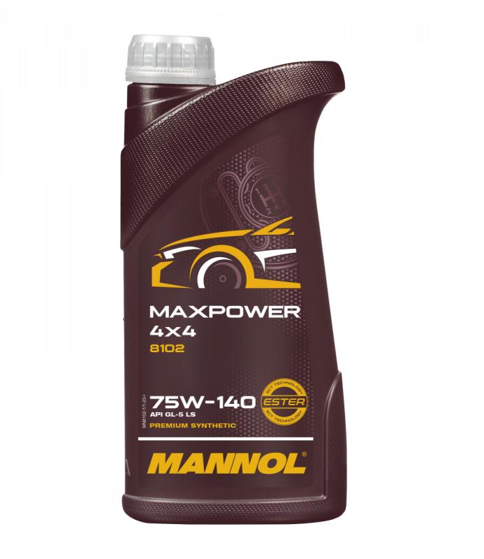 Трансмиссионное масло MANNOL МAXPOWER 4x4 75W-140 GL-5 LS | Канистра | 1 л. | 1236 