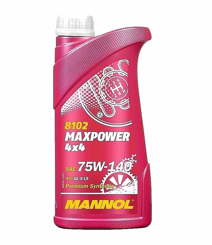 MANNOL МAXPOWER 4x4 75W-140 | Канистра | 1 л. | 1236 | Трансмиссионное масло. 