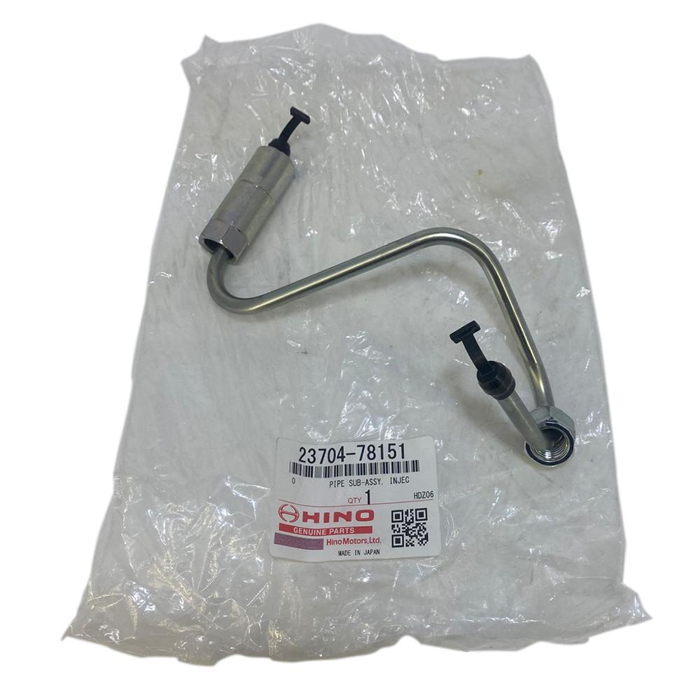 Трубка топливная высокого давления 4-го цилиндра Hino-300 N04C Е-3/4 / Е-5 дорестайлинг | ш/к у/к | Оригинал