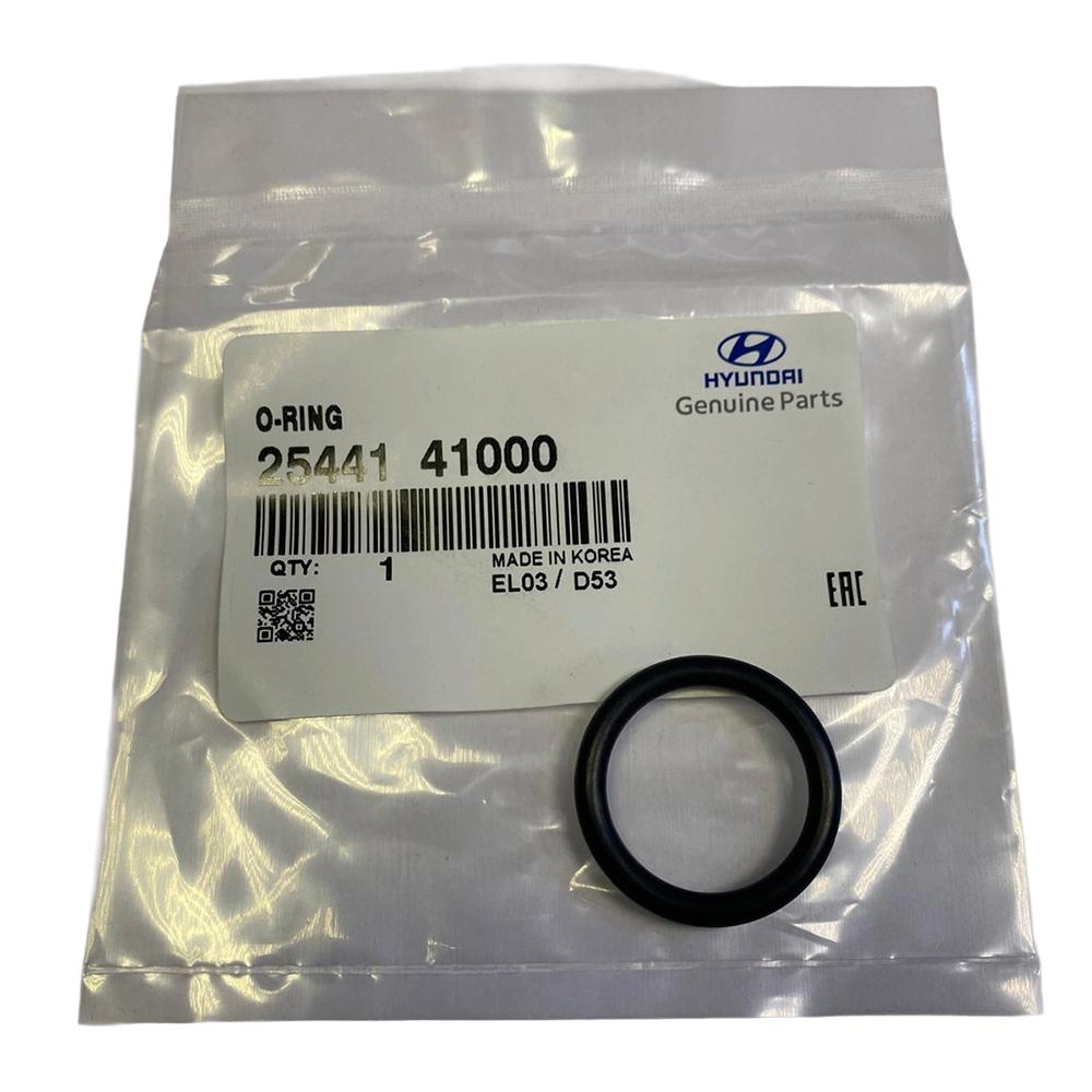 Кольцо уплотнительное резиновое трубки T-образной от термостата на блок двигателя Hyundai HD78 D4DD Евро-3 | Оригинал