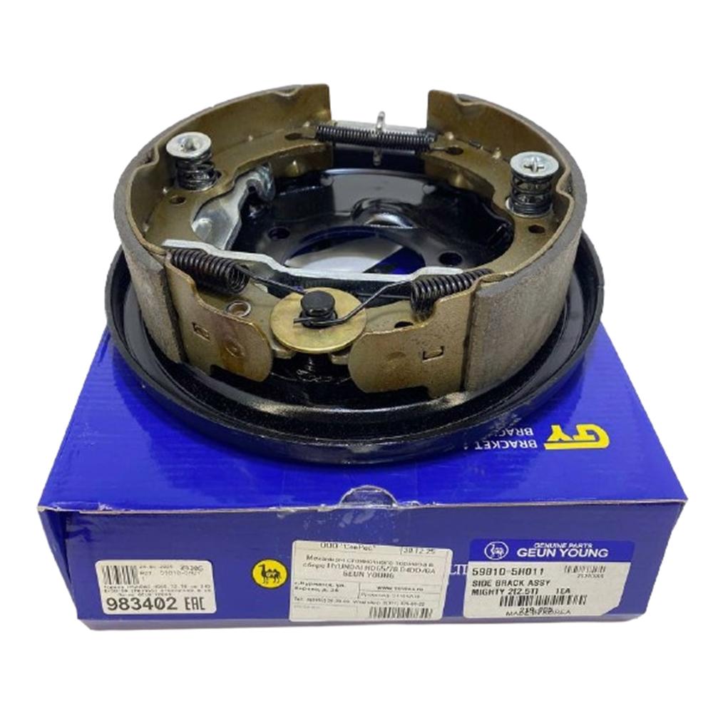 Щит стояночного тормоза в сборе (Без барабана) Hyundai HD-65/78 D4DB/D4DD/D4GA Е-2/3/4 | Geun Young
