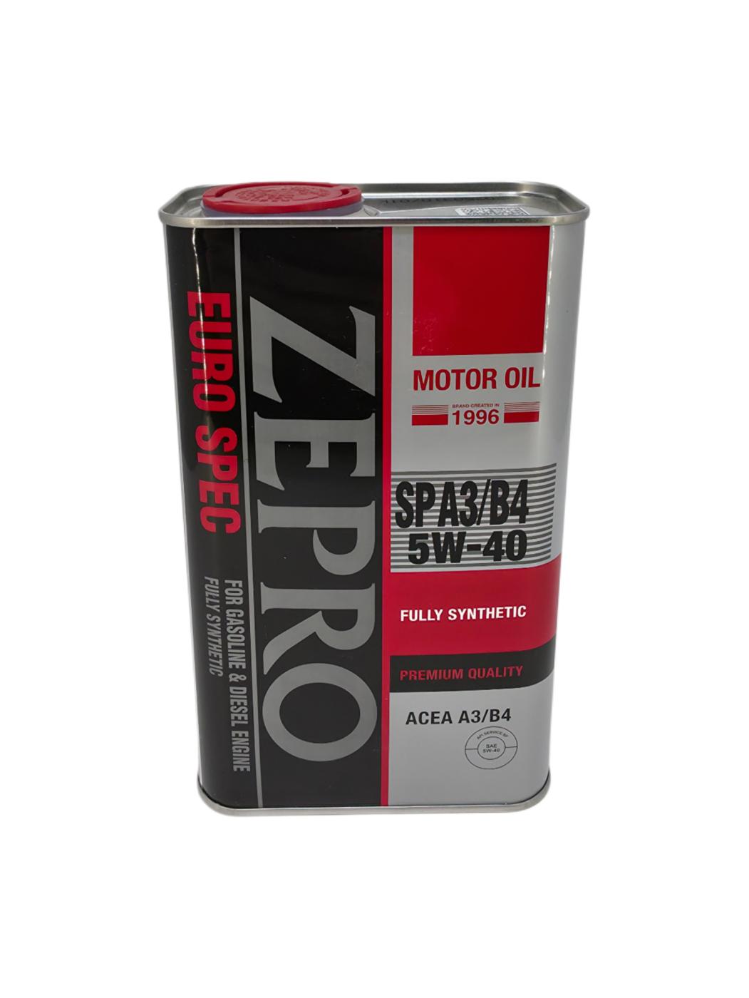 Моторное масло​ Zepro Euro Spec 5W40 | Канистра 1 л