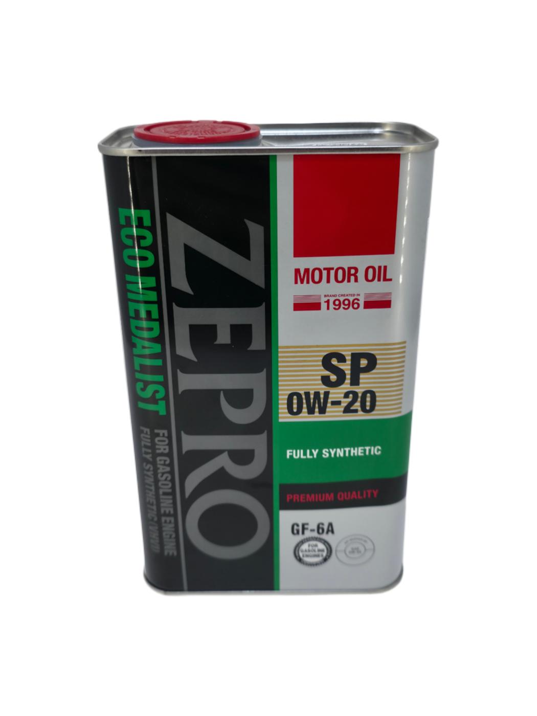 Моторное масло Zepro Eco Medalist 0W20 | Канистра 1 л