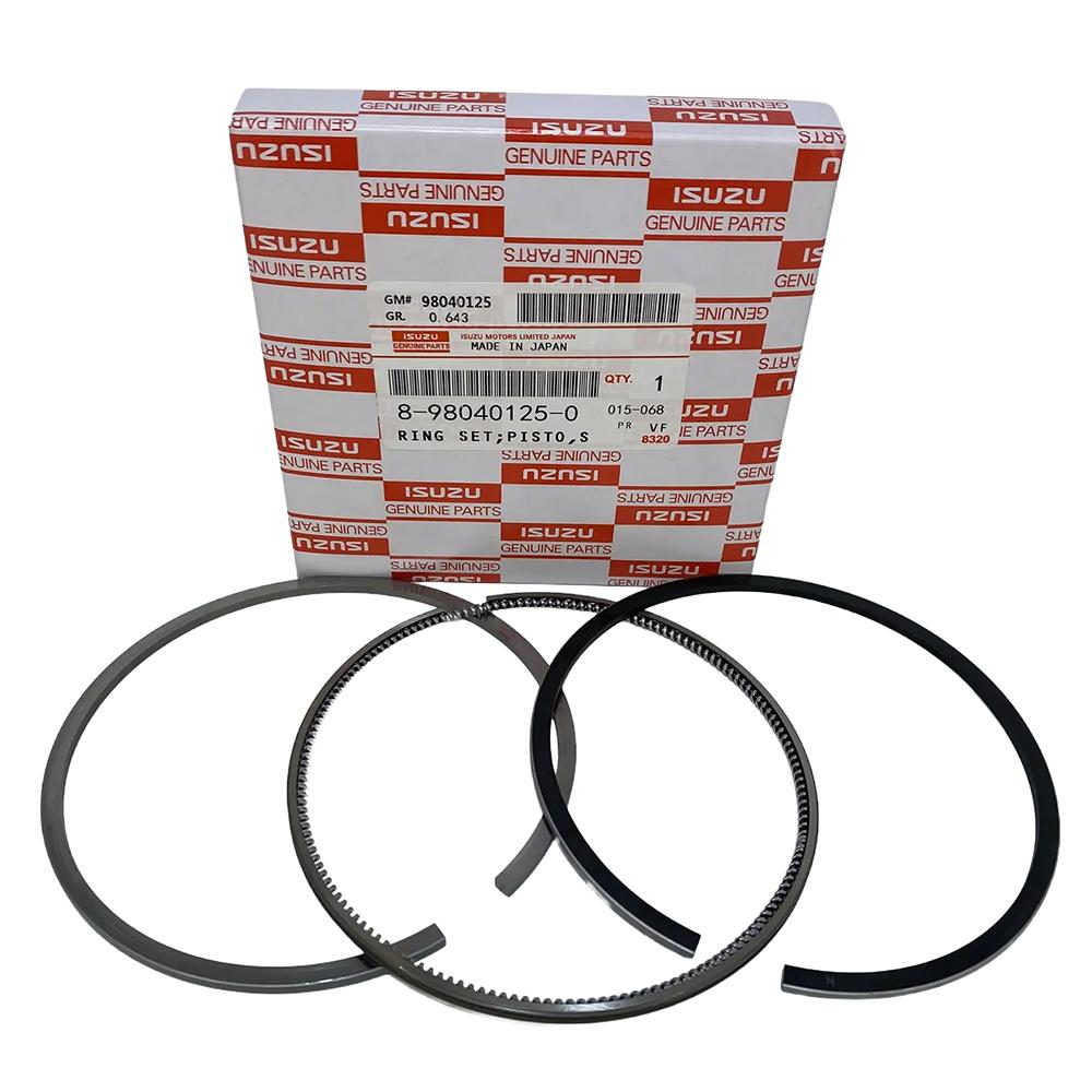 Кольца поршневые STD (комплект на 1 цилиндр) Isuzu NQR71/75/90 NPR75 FVR34 4HG1/4HK1/6HK1 Евро-2/3/4/5 | Оригинал