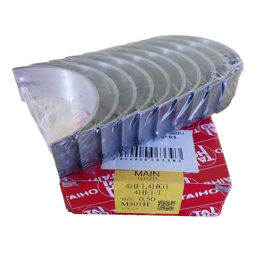 Комплект коренных вкладышей (0,5 / Brown) Isuzu NQR71/75/90 NPR75 FVR34 4HG1/4HK1/6HK1 Евро-2/3/4/5 | Taiho 