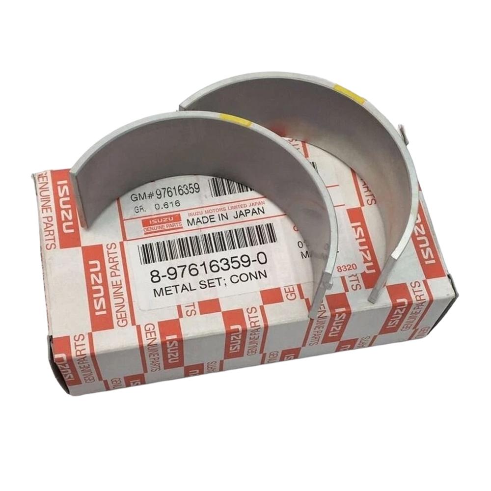 Вкладыши шатунные комплект 2 шт. (0,25 / желтый / замок встречный) Isuzu NQR75/90 NPR75 FSR90 FVR34 4HK1/6HK1 Евро-3/4/5 | Оригинал